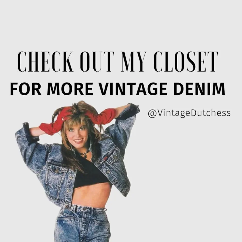 Newport News Vintage 90s Denim Ruffle Hem Women's Blue Jean Shorts High Rise Mom